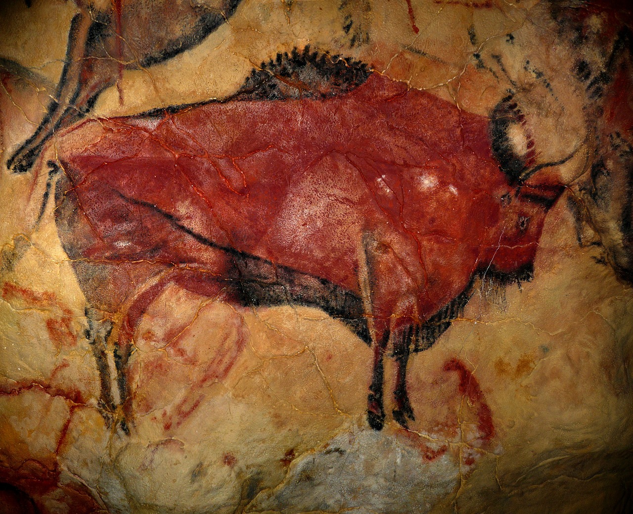 bison cave painting